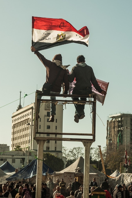 Tahrirtorget. Den egyptiska revolutionen födde ett hopp om frihet för många marginaliserade grupper däribland homosexuella.