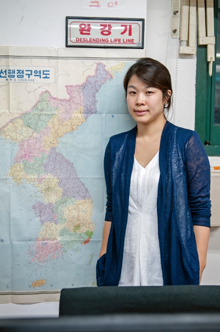 Eun Young Kim från organisationen ”Citizens´Alliance for North Korean Human Rights”.