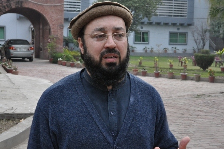 Uzair Albazi, muslimsk ledare från Lahore.
