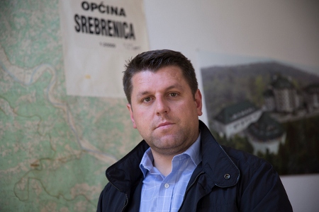 Camil Durakovic är borgmästare i Srebrenica, den ende muslimen som är borgmästare i Republika Srpska.