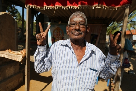 Ramachandran, en tamilsk pensionerad bankdirektör och numera hindubrahmin på fritiden, har förutspått att 2015 blir ett bra år för tamilerna.