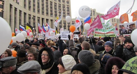 Proteströrelsen vintern 2011-2012 skakade Putins regim.