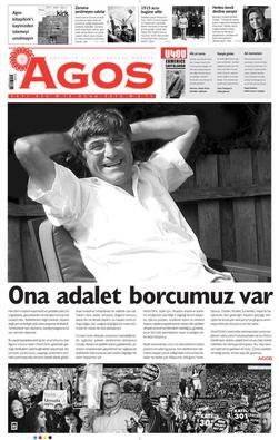  Agos utgåva den 19 januari 2013 med Hrant Dink på omslaget.