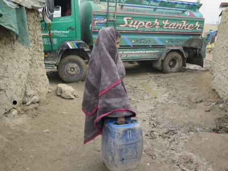 Villkoren för internflyktingar är hårda. Här bosättningen Chaman-e- Babrak i huvudstaden Kabul.