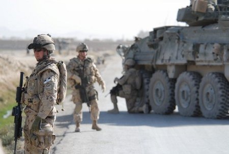 Kanadensiska ISAF-soldater i Kandahar.