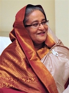 Sheikh Hasina är premiärminister sedan år 2009.