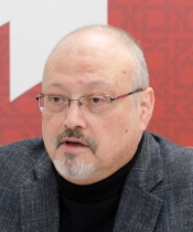 Jamal Khasshoggi i april 2018.