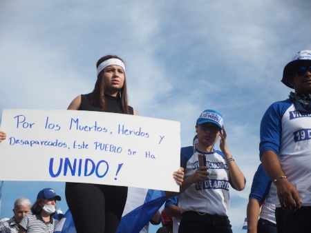 Under en av de största demonstrationerna i Nicaragua, den 30 maj 2018, dödades 18 demonstranter. 