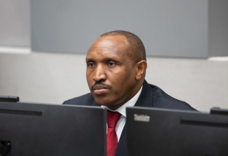 Bosco Ntaganda fälldes den 8 juli på 18 åtalspunkter för brott i Ituriregionen 2002-2003.  Han anser sig vara oskyldig.