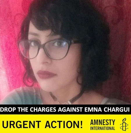 Amnesty har engagerat sig i Emna Charguis fall. 