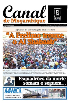 Veckotidningen Canal de Moçambique fortsätter komma ut trots brandattentatet.