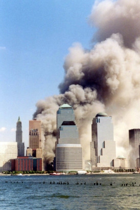 Attackerna i New York 11 september 2001.