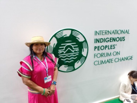 Yanel Venado Giménez är en av flera företrädare för världens urfolk som kräver att en större del av den internationella klimatfinansieringen också når ut till de berörda befolkningarna.