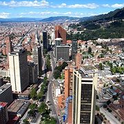 Colombias huvudstad Bogotá.  