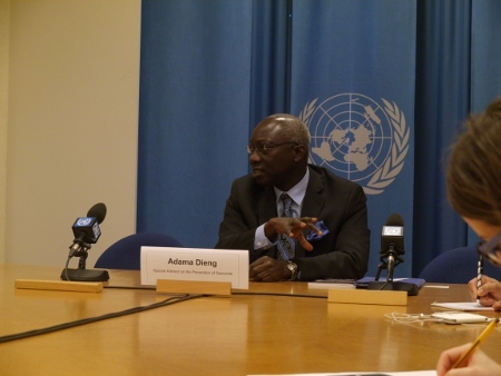 Adama Dieng, särskild rådgivare för FN:s generalsekreterare för att förebygga folkmord.