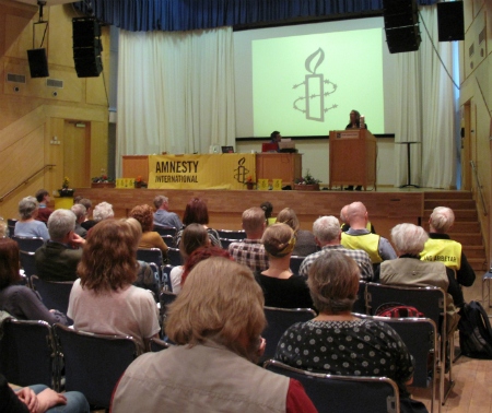 Amnestys årsmöte pågår i Sunne.