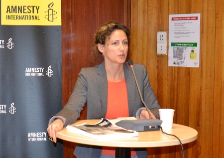 Kathleen MaCaughey på Amnesty