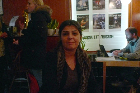 Lanja Abdulla på Bio Rio i Stockholm.