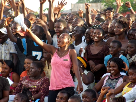 Lise Bergh deltog när Amnesty 2009 lanserade kampanjen mot mödradödlighet i Sierra Leone. 