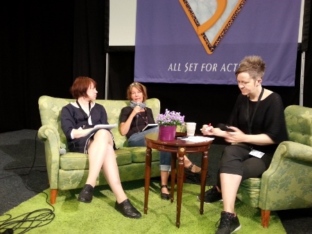 Kristina Ljungros, Katarina Bergehed och Ulrika Westerlund.