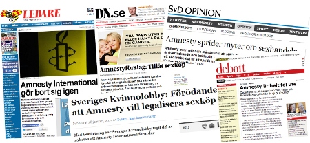 Hård kritik mot Amnesty.