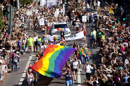 Prideparaden i Stockholm är en folkfest. Bilden är från 2013. 