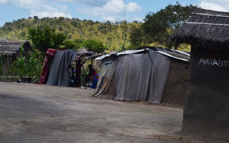 Flyktingförläggningen Nyumanzi i Adjumani i norra Uganda.