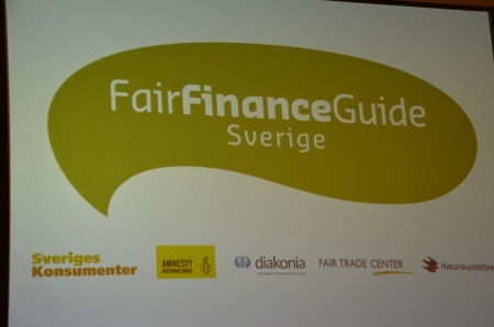 Fair Finance Guide är ett samarbete mellan Sveriges Konsumenter, Amnesty International, Diakonia, Naturskyddsföreningen och Fair Trade Center. Projektet finansieras av SIDA.