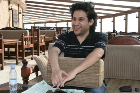 Waleed Abu al-Khair under en ledig dag i Jidda, några veckor innan han blev bortförd till en isoleringscell.