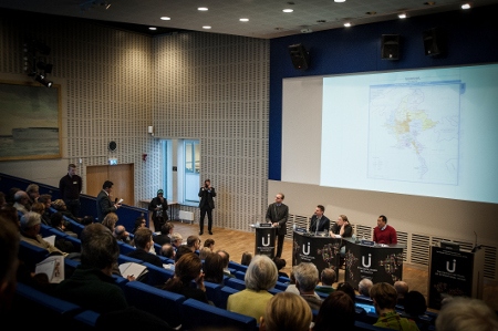 Fullsatt på Utrikespolitiska institutets Burmadebatt.