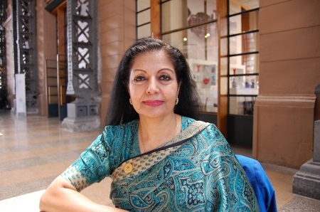 UN Womens biträdande chef Lakshmi Puri var en av deltagarna vid det internationella kvinnomötet som hölls i Santiago den 27-28 februari.