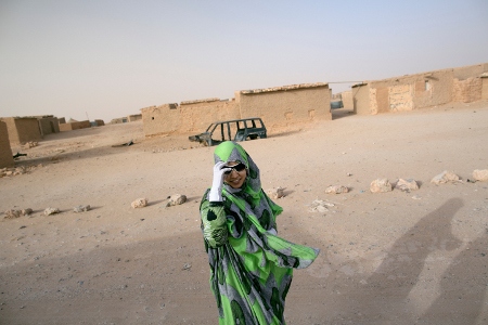 Mariam Lehbib, 24, lever i Tindouf i Algeriet. Hon läser engelska och drömmer om att bli lärare.