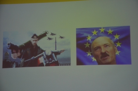 Att Lukasjenko mot bakgrund av Putins agerande i Ukraina inte längre framstår i lika dålig dager ser Martin Uggla och Valer Karbalevitj som en av förklaringarna till de töande relationerna mellan Bryssel och Minsk. 