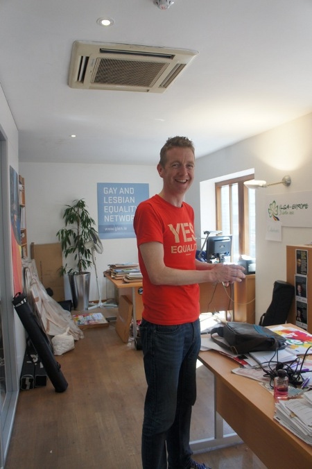 Tiernan Brady på Yes Equality pekar på att Ja-sidan skapat en bred allians inför 22 maj.