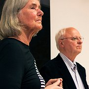 Ulla Birgegård och Börje Ljunggren samtalade under ledning av Elisabeth Löfgren, pressekreterare på Amnesty.