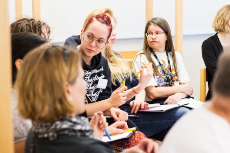 Pauline Schneberger och Maria Eklund var två av deltagarna.