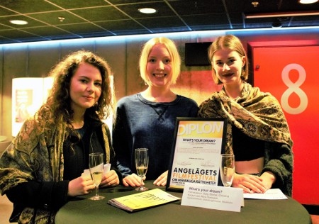 Christina Korsun, Sally Stiebel och Alice Damirjian var glada och förvånade över vinsten.