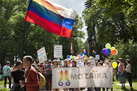 En triumfens dag för Mozaika som arrangerade Europride i Riga.