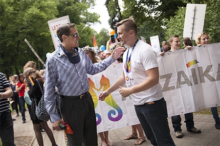 Stuart Milk och Kaspars Zalitis.