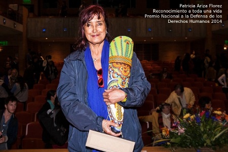 Patricia Ariza Flores fick pris i Colombia.