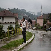 Den 11 juli 2015 kommer världen att uppmärksamma folkmordet i den lilla staden Srebrenica sommaren 1995. Bahrudin Jelkic på huvudgatan i Srebrenica.