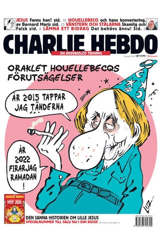 Nummer 1177 av Charlie Hebdo ges nu på svenska.