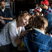 Ljiljana Cantrak är en av de frivilliga som hjälper flyktingar i Belgrad.