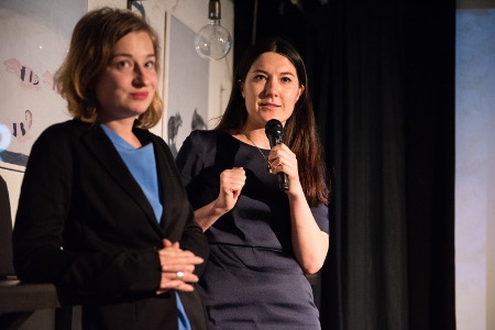 Olga Kravets och Raisa Borsjtjigova beskriver den svåra situationen i Tjetjenien i samband med visningen av den nya dokumentären "War without trace".