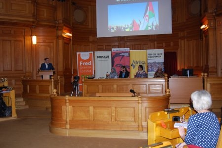Omkring 200 personer kom till seminariet om Västsahara i riksdagen den 15 oktober.