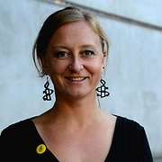 Orsolya Jeney, Amnestychef i Ungern, gästade bokmässan i Göteborg.