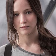Jennifer Lawrence i rollen som Katniss Everdeen i Hunger games-serien. 