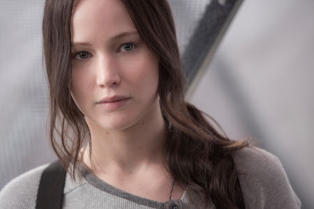 Jennifer Lawrence i rollen som Katniss Everdeen i Hunger games-serien. 