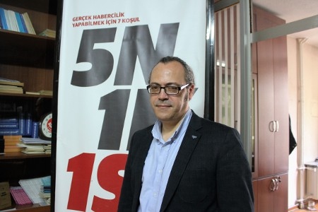 Uğur Güç är ordförande i Turkiska Journalistförbundet (TGS)