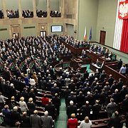  Det polska parlamentet (här underhuset sejmen) väntas i höst ta upp det medborgarförslag om skärpt abortlagstiftning som finns.